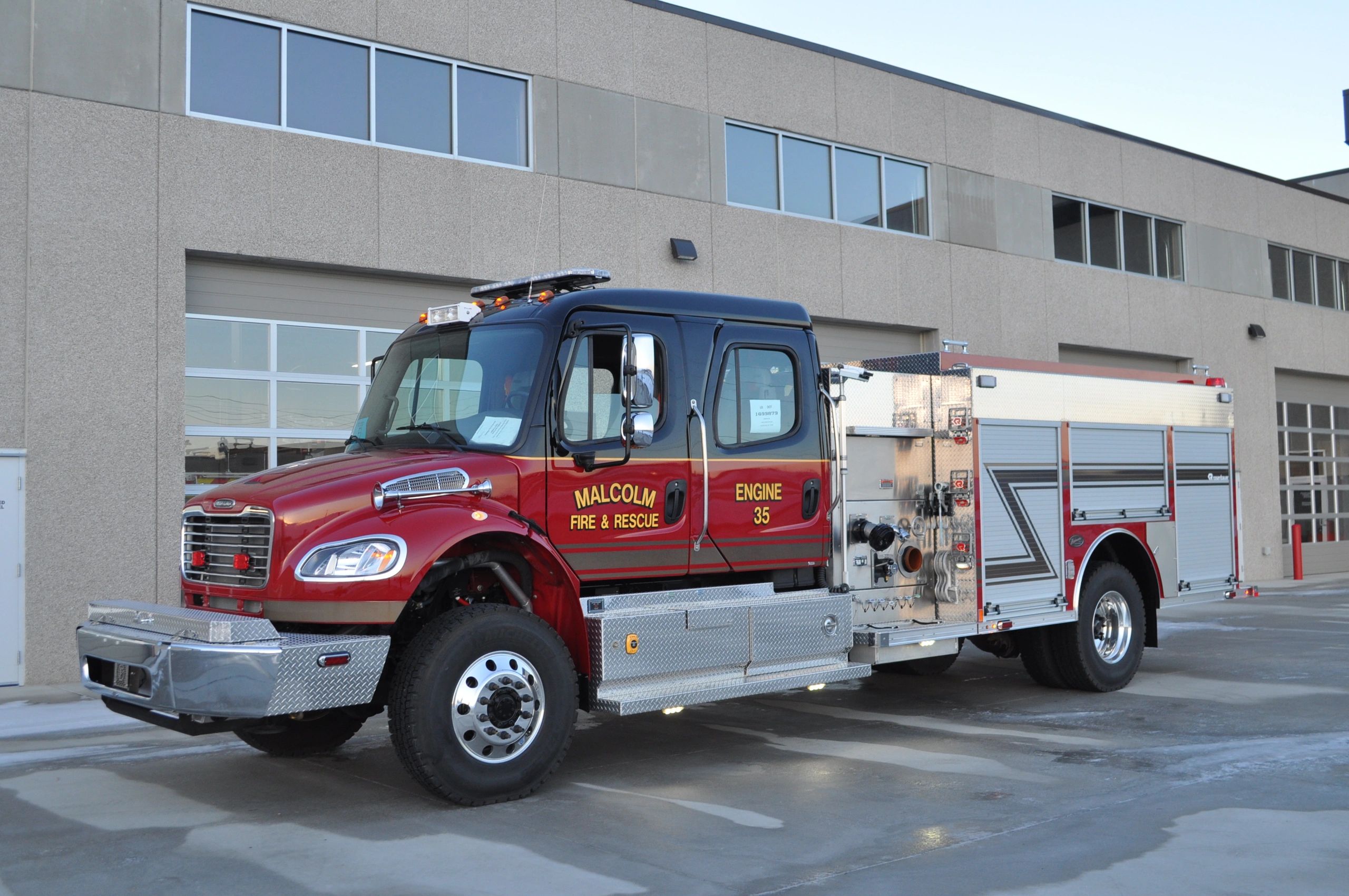 Malcolm, NE Fire Dept. Rosenbauer Pumper